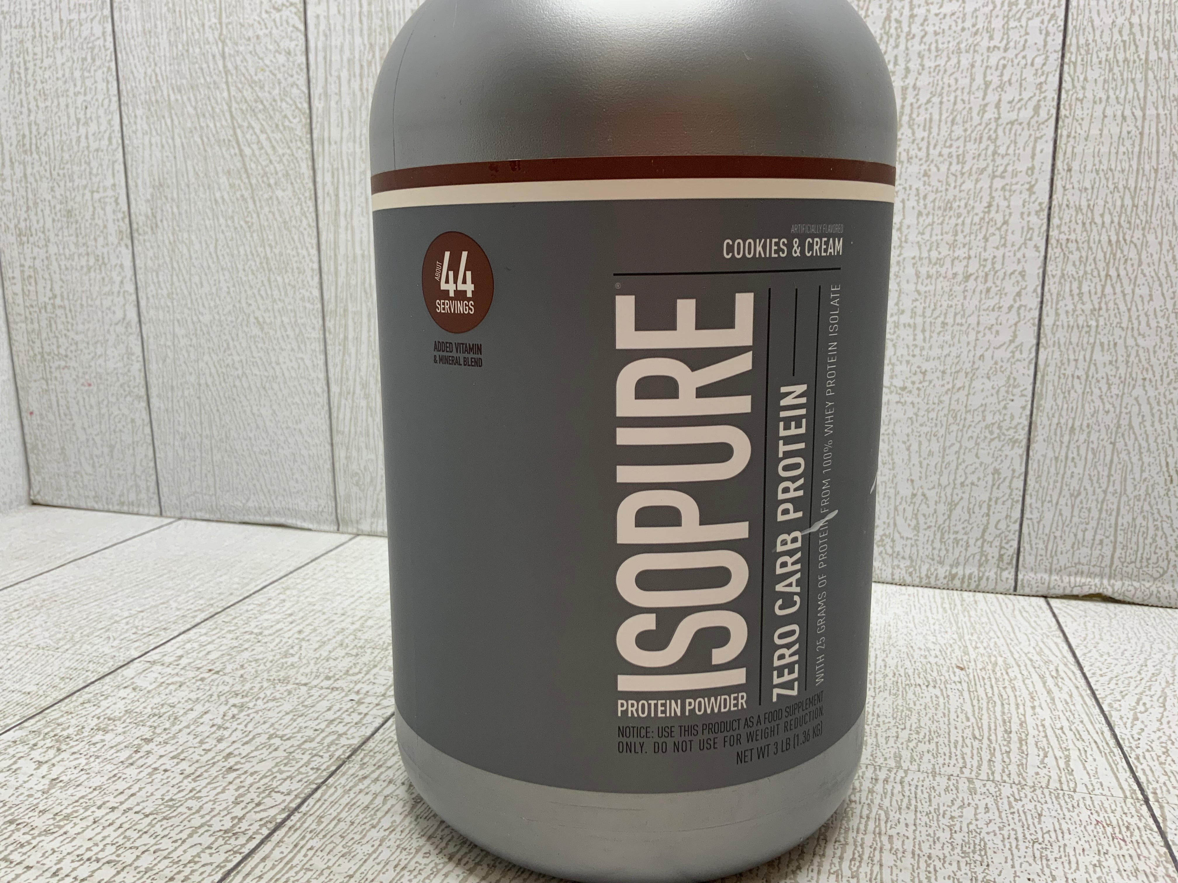 Isopure Zero Carb, Vitamin C and Zinc for Immune Support (Cookies & Cream) (8047376924910)